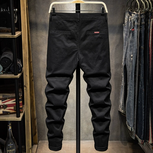 Летние трендовые повседневные брюки для отдыха, эластичные штаны, облегающий крой, свободный прямой крой, 2022