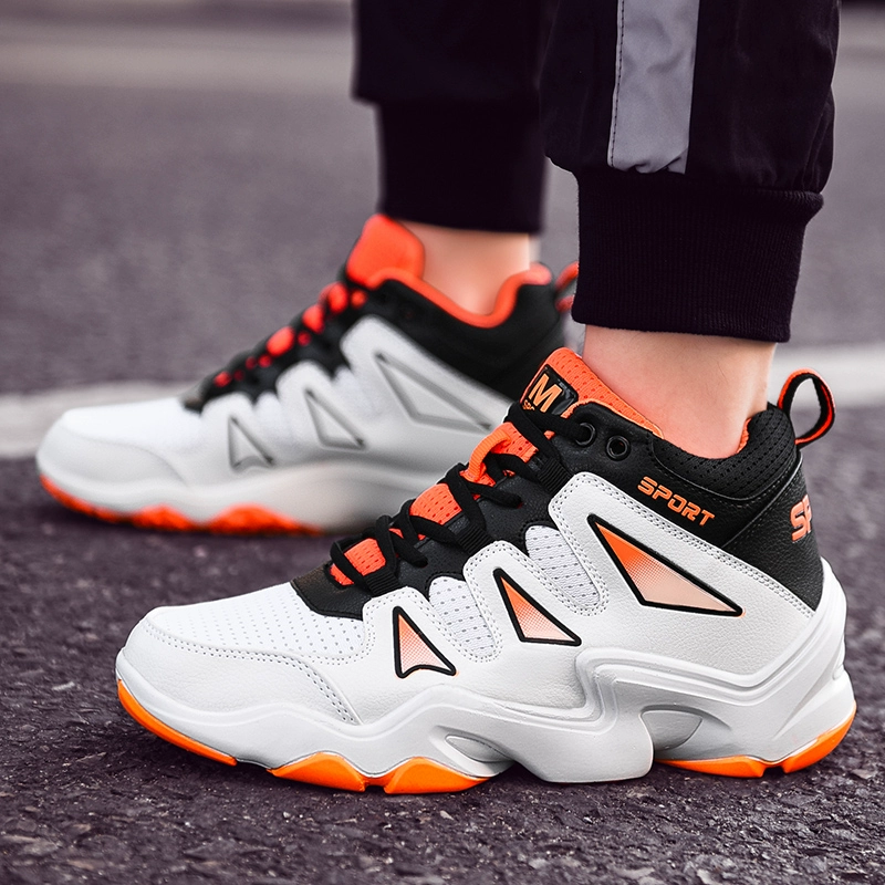 Giày nam xu hướng mùa thu Adidas giày nam phù hợp với tất cả các môn thể thao và giải trí giày cao cổ 37 size giày bóng rổ nam giới trẻ - Dép / giày thường