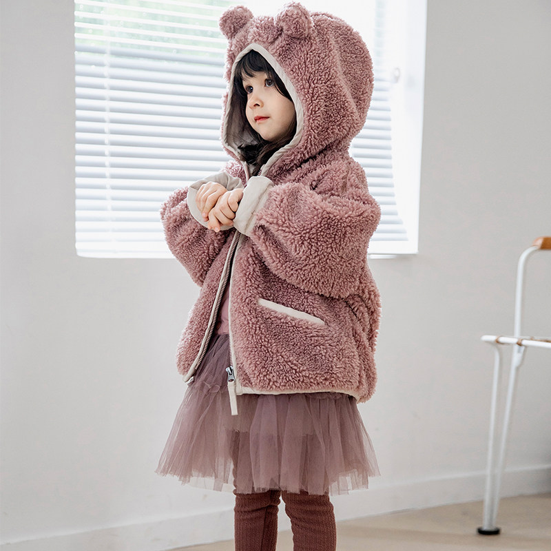 Girl Down Clothes 2021 New Foreign Pie Children Mid-Children Autumn Winter Jacket Down Machia 2 Pieces Suit