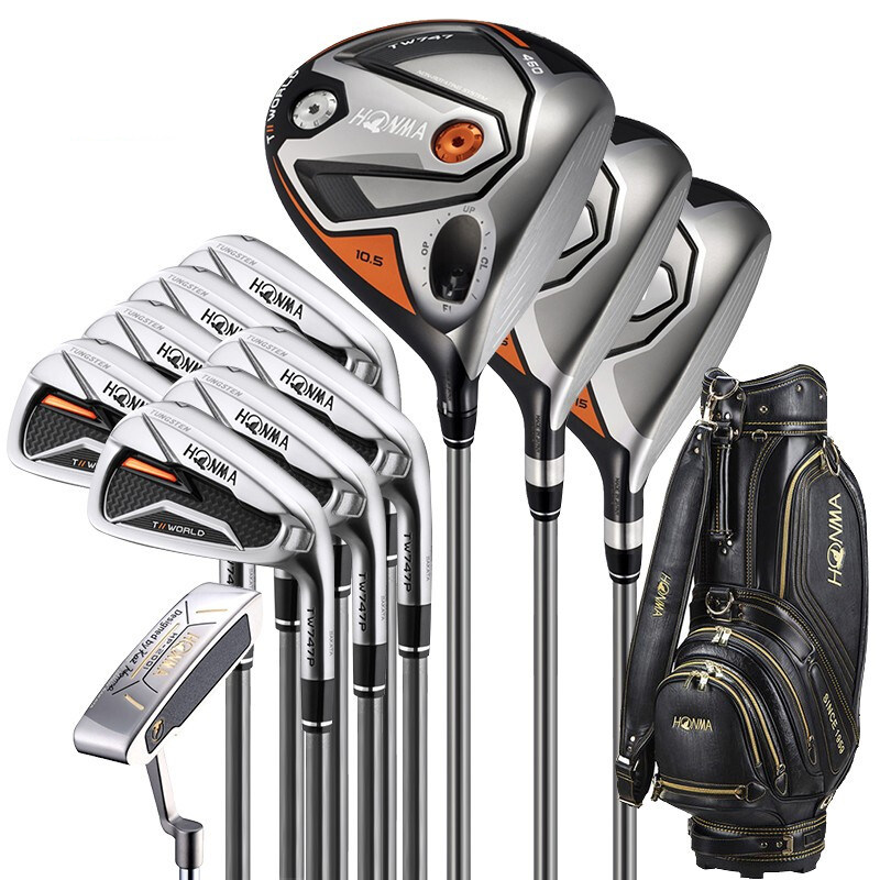 Golf club Japan imports a full set of red horse honma tw 747P men's set of new clubs