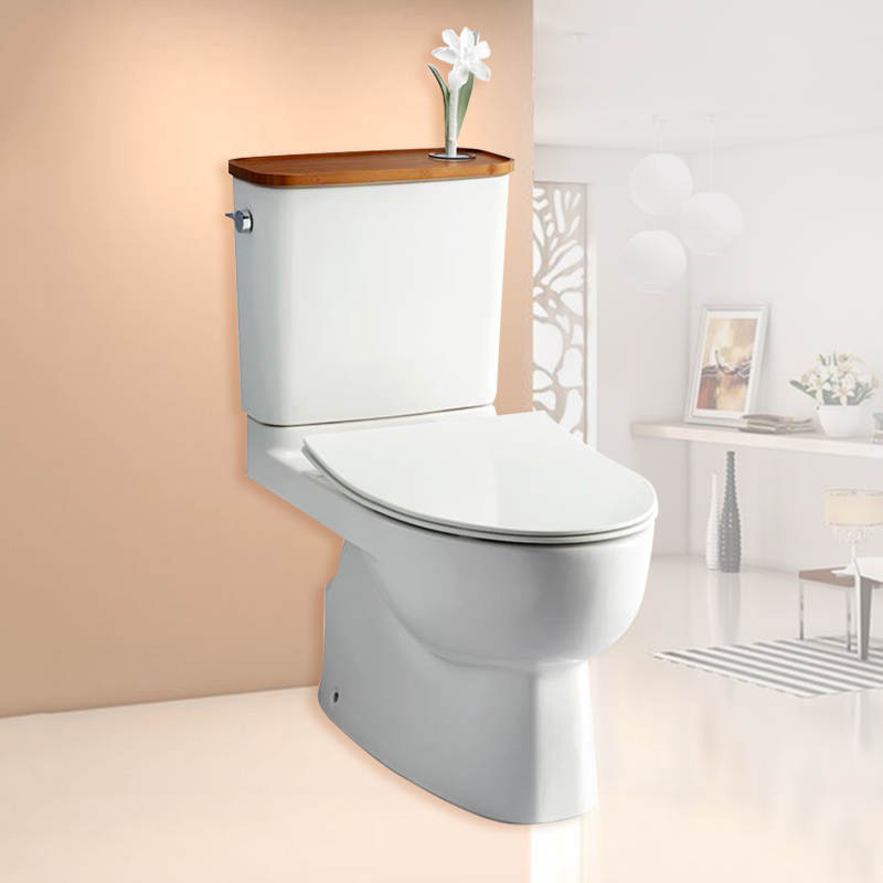 Kollery Qi Home Toilet Seat Toilet Adult Toilet Five Cyclone Muted and Descending Two-style Toilet Bowl