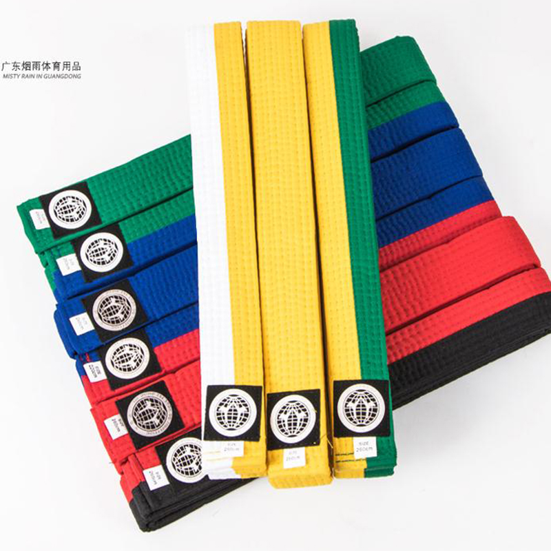 Taekwondo belt embroidery word promotion road belt ribbon embroidery 4cm road belt embroidery More than 10 with belt