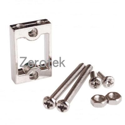 TT motor single and double shaft hollow aluminum alloy fixed bracket intelligent trolley chassis