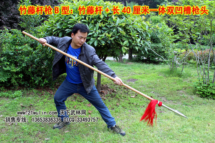 竹藤杆枪B型:传统武艺新体验,太极枪爱好者的终极选择!-更多武术装备-淘宝好物网