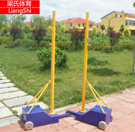 Source supply Badminton column portable air volleyball badminton double use ball column height adjustable with wheel movement-Taobao