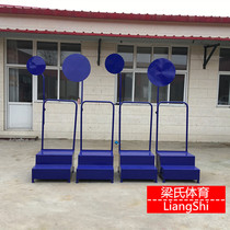 School starting platform cast iron spray-painted smoke screen with wheels removable starting platform track and field starting platform