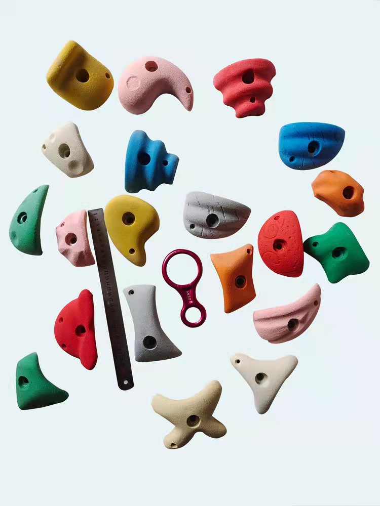 Macaron resin rock point rock climbing wall indoor household children's rock climbing slate rock fulcrum rock climbing gripper