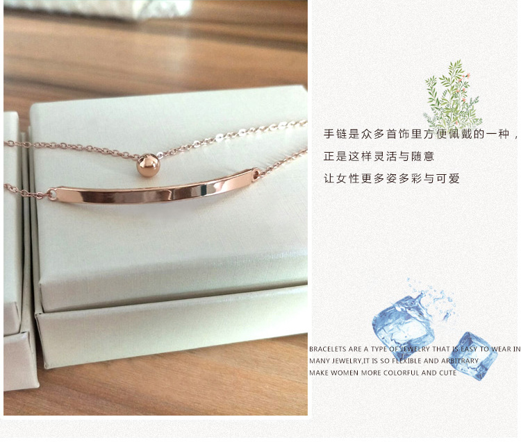 Vòng tay nữ phiên bản Hàn Quốc của bạn gái sinh viên đơn giản Sen tươi cá tính có thể tùy chỉnh tên vòng tay quà tặng sinh nhật đá mắt hổ