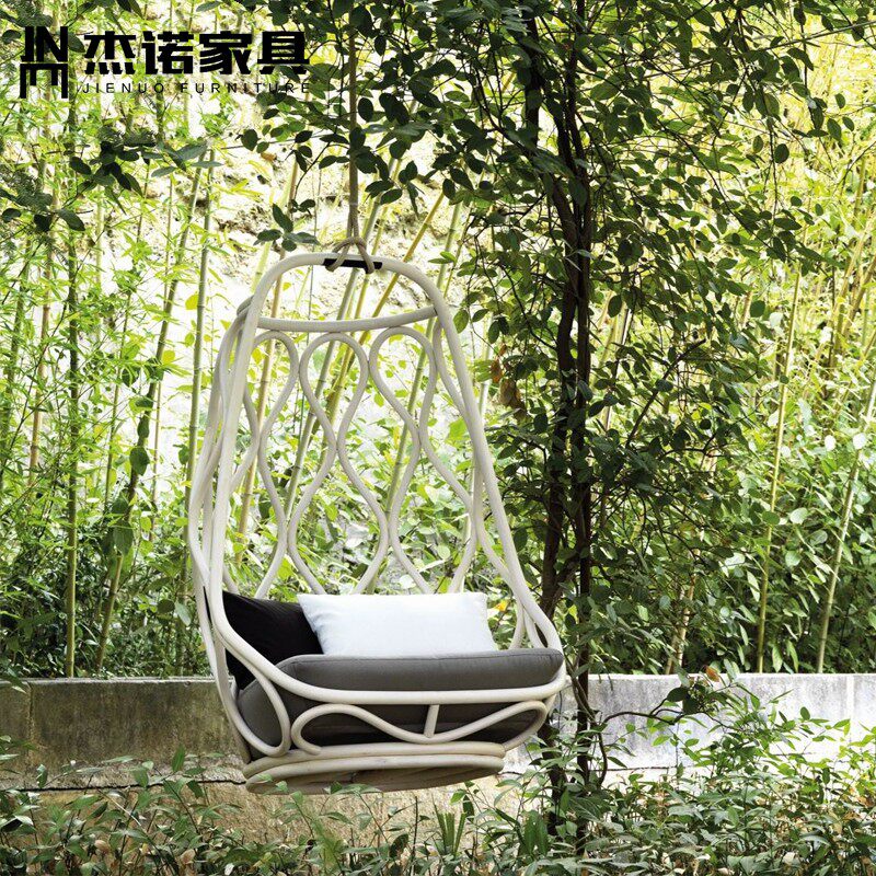 Outdoor swing balcony hanging basket hanging chair swing balcony single net red home indoor courtyard lazy rattan chair