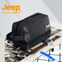 jeep wash bag men travel set mens travel set mens business dry and wet separation portable bath waterproof large capacity storage bag