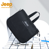 jeep jeep Hand bag men Business trip waterproof dry and wet separation portable large capacity portable travel storage bag