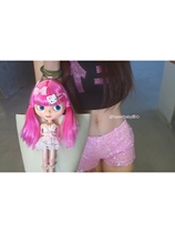 Sweetbaby sweetheart spoof doll bag vegetable basket bucket bag Abby sweetheart hot girl bag