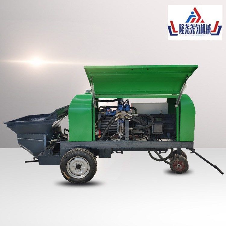 Hydraulic secondary construction pump new secondary construction column pump fine stone concrete filled casting pump