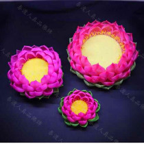 Tai Watu People Buddha Board Imported Water Lamp Flower Emulated Lotus Pendulum can wipe and wash water