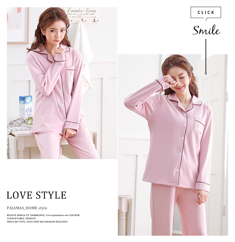 Bộ Pijama xuân thu, bộ đồ mặc ở nhà dài tay dành cho nữ