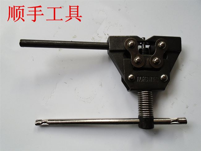 Xe máy 428 phá hủy xích lớn 08B / 10B / 08A / 10A máy cắt xích công cụ bảo trì và tháo xích lớn - Bộ sửa chữa Motrocycle bộ dụng cụ sửa xe máy honda