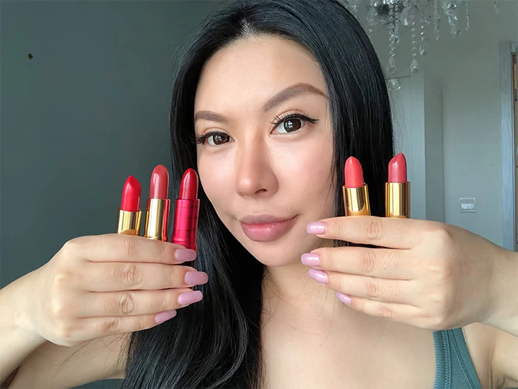 Son dưỡng môi Stacyu American Revlon dạng tuýp màu đen 225 bean paste matte niche chị em không dễ tẩy màu - Son môi