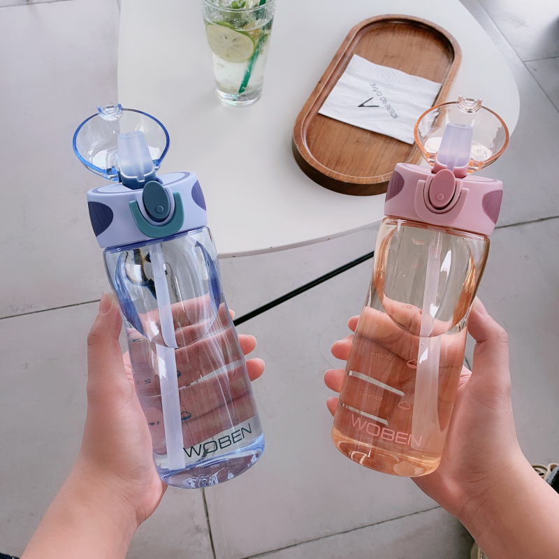 Woben Outdoor Water Cup, Stylish Portable Plastic Cup, Simple Sports Business Water Cup, Environmentally Friendly Pc Space Cup with Handle Woben Outdoor Water Cup, Stylish Portable Plastic Cup, Simple Sports Business Water Cup, Environmentally Friendly Pc Space Cup with Handle
