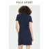 polosport American polo cổ váy 2021 phụ nữ mùa hè phong cách mới cotton tinh khiết thể thao t Paul chiều dài giữa - váy đầm
