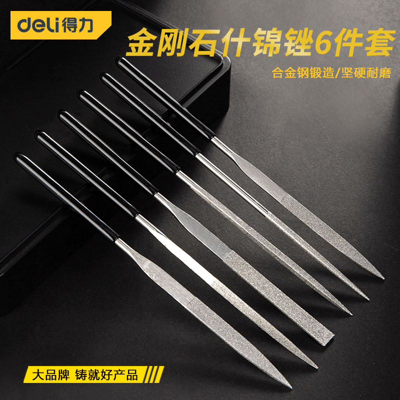 6 pieces of shaped file metal grinding tool 3x 140mm 4x 160mm 5 x180mm