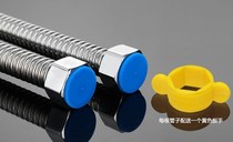 Bellows 304 stainless steel 4 points hot and cold water inlet pipe natural gas high pressure explosion-proof water heater inlet metal hose
