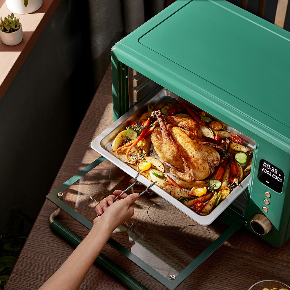 Bear oven Household small baking multi-function automatic oven Fan small 35 liters large capacity electric oven