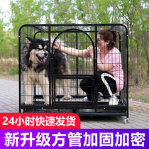 Dog cage L large dog M medium canine small dog cage son gold wool Alaska Labrador Coarse Pet Dog Cage
