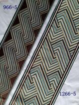 Abstract lines Simple modern single-layer jacquard curtain lace webbing 12 cm 9 cm zero cut