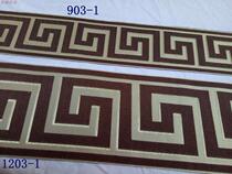 12 cm 8 cm high warp dense jacquard curtain lace stitching edging accessories Hanfu woven fabric word grid Great Wall