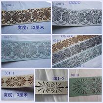 Fancy European-style fancy jacquard curtains lace hanfu webbing webbing bed flag desk flag 12 cm 6 cm 3 cm