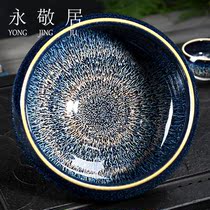 Evergreen Kiln Change of Heavendish Glazed Building Tea Wash Large Number Cup Wash Water Spittoon Wash of Tea Trail Accessories Ceramic Water Wash