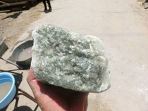186031 Jade raw material bare stone natural rough Qinghai Kunlun Jade mountain material Qingbai jade 2 7 kg