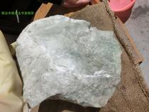 G1710225 Jade raw material Bare stone natural rough Qinghai Kunlun Jade Mountain material Qingbai jade 12 kg
