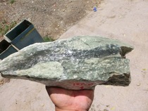 187059 Jade raw material Bare stone Natural rough Qinghai Kunlun jade mountain material Qingyu 4 kg