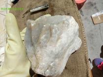 G1710230 Jade raw material Bare stone natural rough Qinghai Kunlun jade mountain material Qingbai jade 4 3 kg