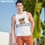 TOMATOPAPA gốc mùa hè châu Âu và Mỹ thanh niên vest nam hoạt hình xu hướng vest thể thao không tay áo vest mồ hôi áo thể thao nam