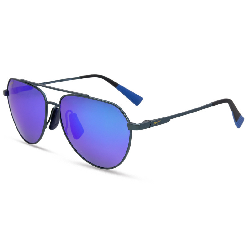 Maui25 New Thai Ultra-Light Large-Size Polarized Double-Bridge Sunglasses Unisex Colorful Sunglasses 634