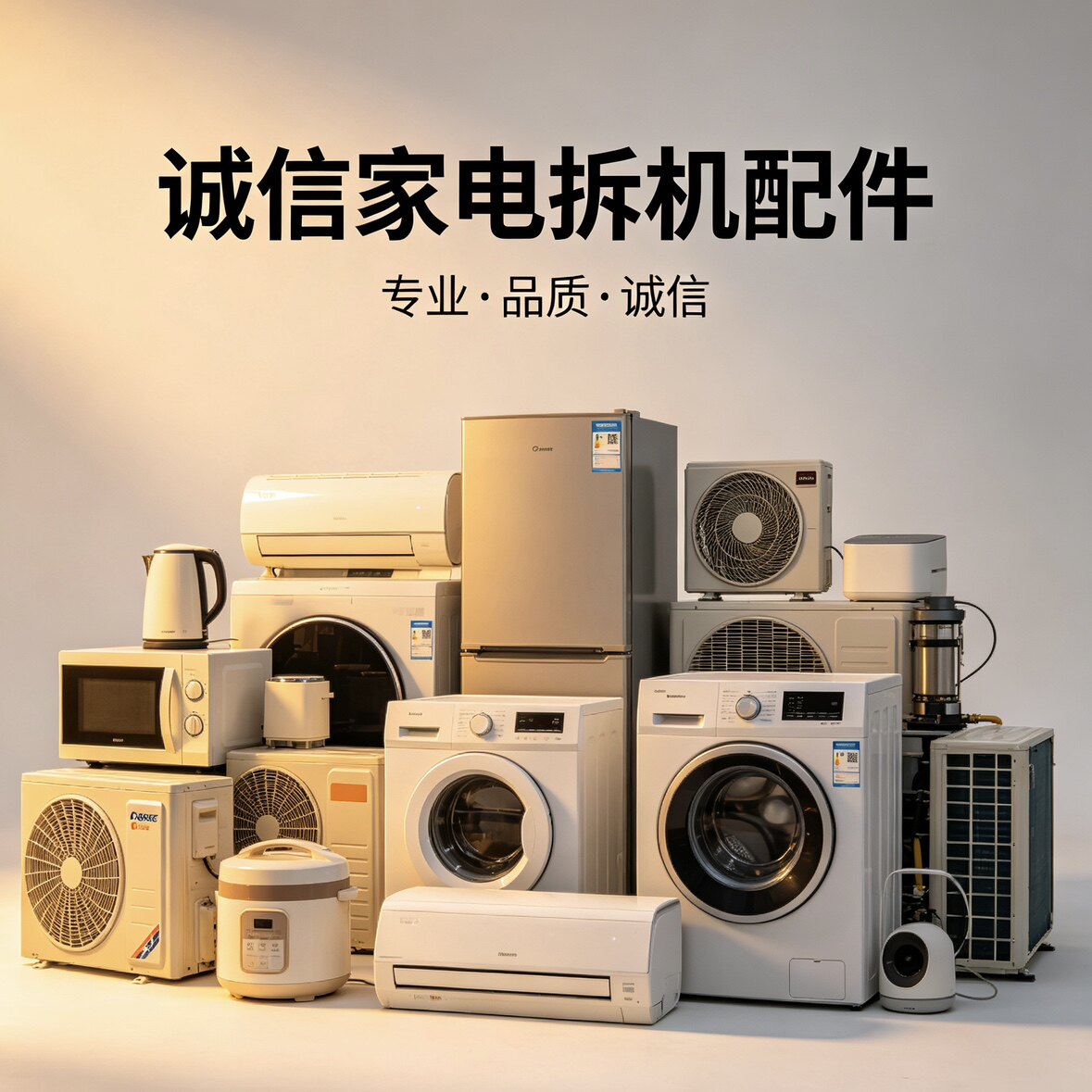 诚信家电拆机配件的LOGO