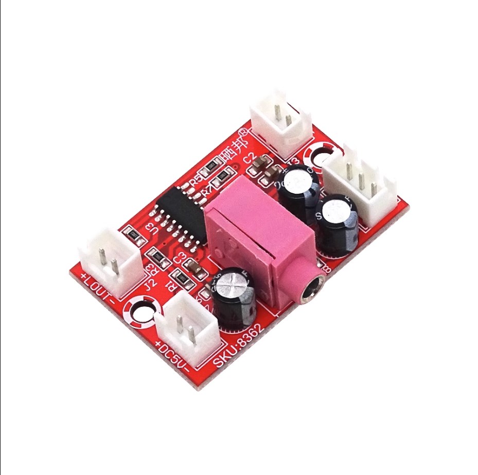 LM4863发烧5V迷你功放板 2x3W双声道 hifi耳放板 充电器供电 DIY