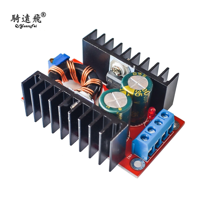 DC-DC 车载 笔记本移动电源 10-32V转12-35V可调 升压模块 150W