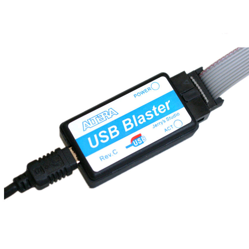 USB Blaster下载线CPLD/FPGA下载器 usbBlaster REV C带线