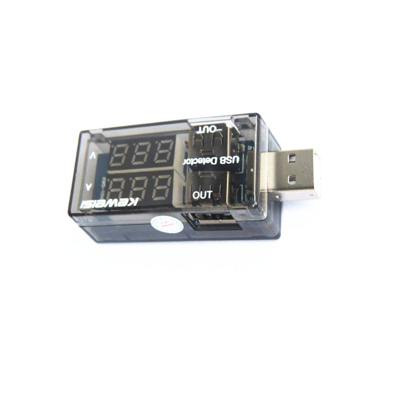 USB电流电压测试仪USB电压电流表 USB电流电压测试仪双表显示