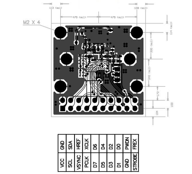 TSL1401CL 128 x 1 lineares CCD-Kamera-Sensor-Array, Ultra-Weitwinkelobjektiv, 120 Grad, 128 x 1 Schwarz-Weiß-Linien-Tracking-Modul – Detail 7