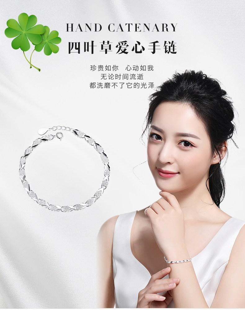 999 chính hãng sterling bạc vòng đeo tay nữ Hàn Quốc phiên bản của sinh viên đơn giản Sen Sở bạn gái cá tính 2018 new bạc vòng đeo tay