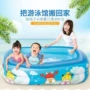 Đặt bể bơi bể bơi hình chữ nhật trẻ em mài khí bơm hơi nhà trẻ em trung tính xem chi tiết - Bể bơi / trò chơi Paddle đồ chơi bể bơi cho bé
