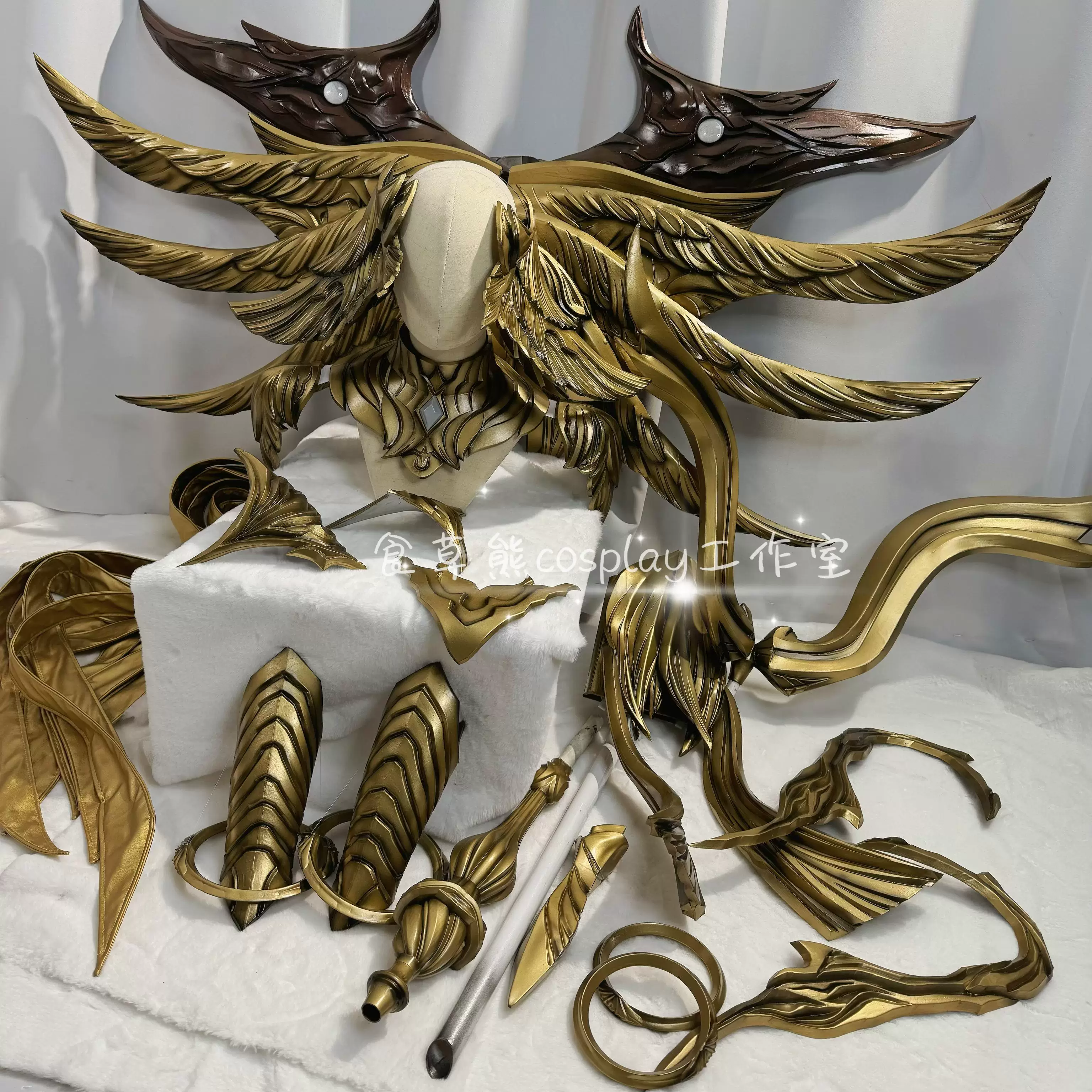 Растительно-шьерный (вегетарианский) медведь ff14 космический воин 14cosplay дух едок проклятия obscene косметические реквизиты с индивидуальными изображениями