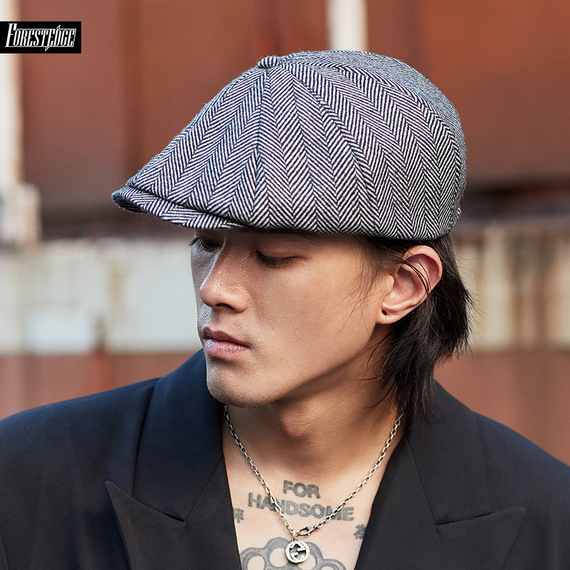 Aniseed hat men's spring autumn berets hat anti wearing hat Han version Chauded summer duck tongue cap retro child hat men's hat