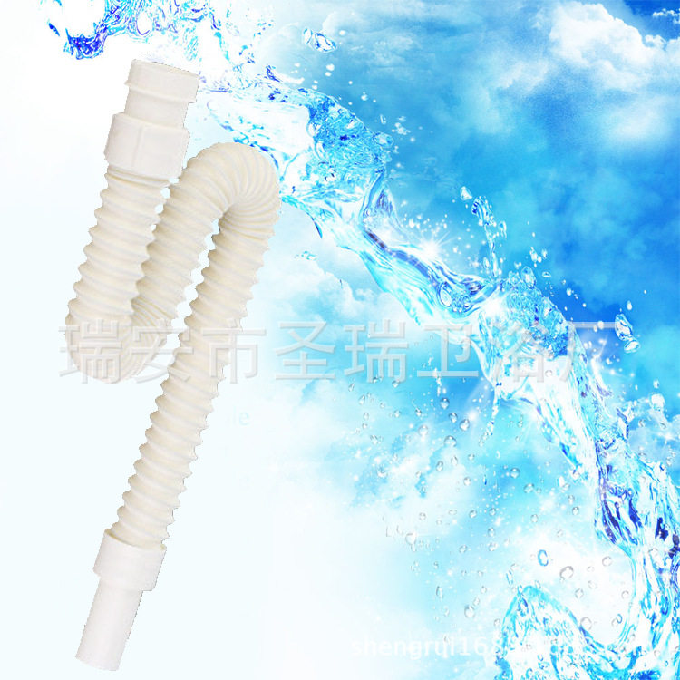 San Ría Bathroom Hardware Manufacturer Stainless steel wire sewerage pipe S - type bathroom falling pipe