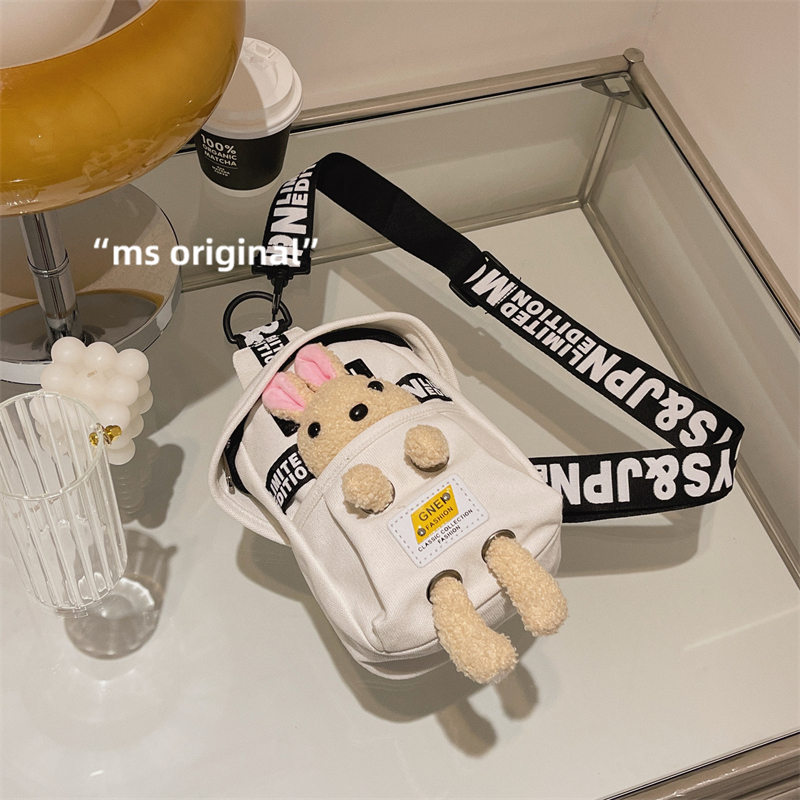 Japan Ensemble Original Juku Cute Cartoon BLAME SAILS CLOTH BAG SLOPED SATCHEL BAG 2022 NEW BRIEF ABOUT 100 HITCH CHEST BAG WOMEN SPORTS WIND