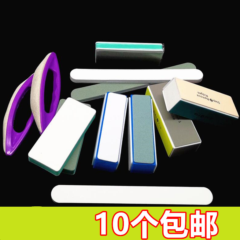 Combined jade 240 mesh double - sided polishing strip fine sandpaper tool 8000 mesh set of sponge polishing block